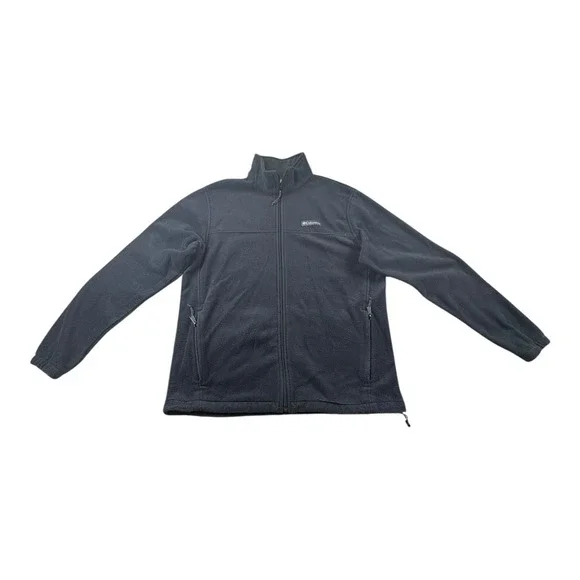 Columbia Full Zip Fleece Jacket Black L Women's Outdoor Warm Layer‎ - Picture 9 of 9